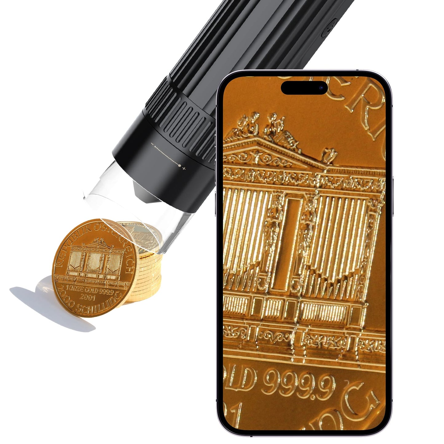 1080p WiFi Digital Microscope | Portable Wireless Inspection & Imaging Tool