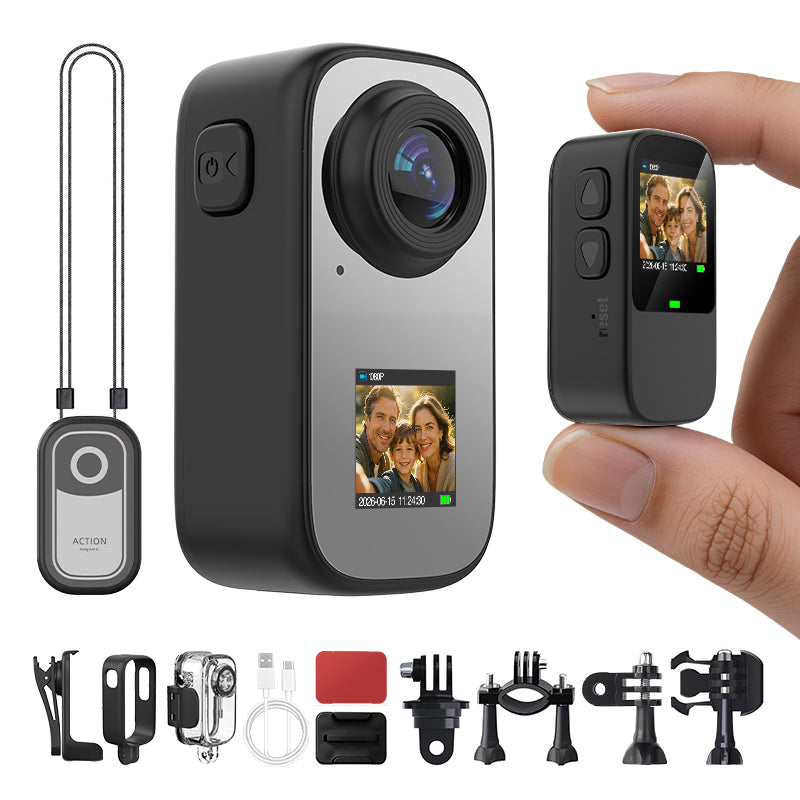 2026 NEW Mini Sport Camera & Helmet Cam - Ultra-Lightweight Thumb Action Camera