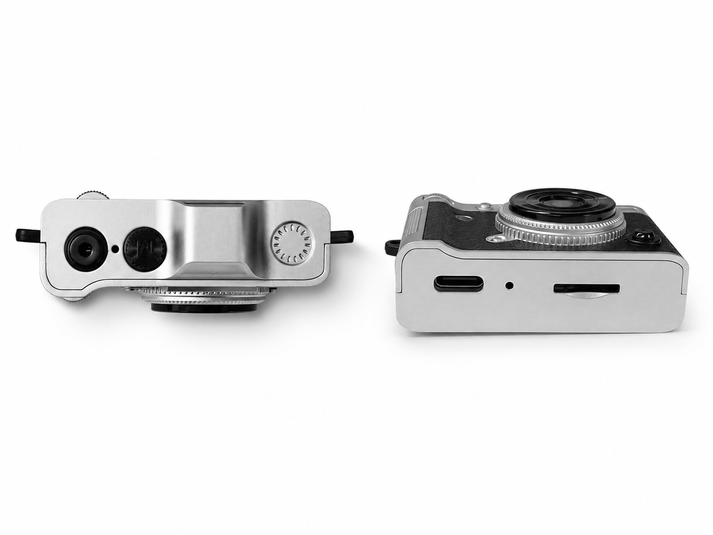 2K Mini Retro Digital Camera with Flash, Vintage Filters & Keychain Design