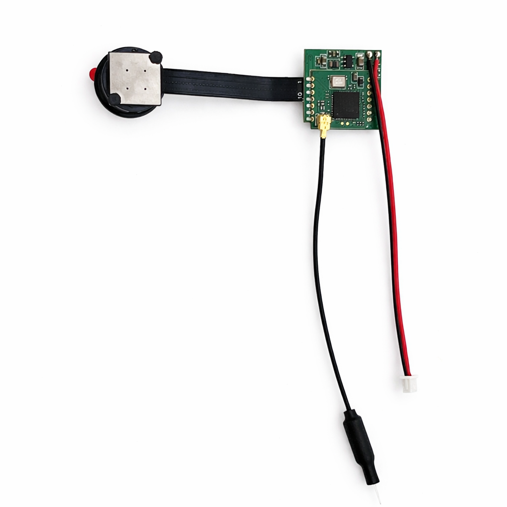 Mini WiFi Camera Module: Wide-FOV, Direct-WiFi Real-time Video for DIY, FPV & Train Models
