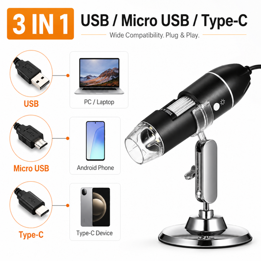 1600x Android Microscope Camera (ST-301-O.3MP)