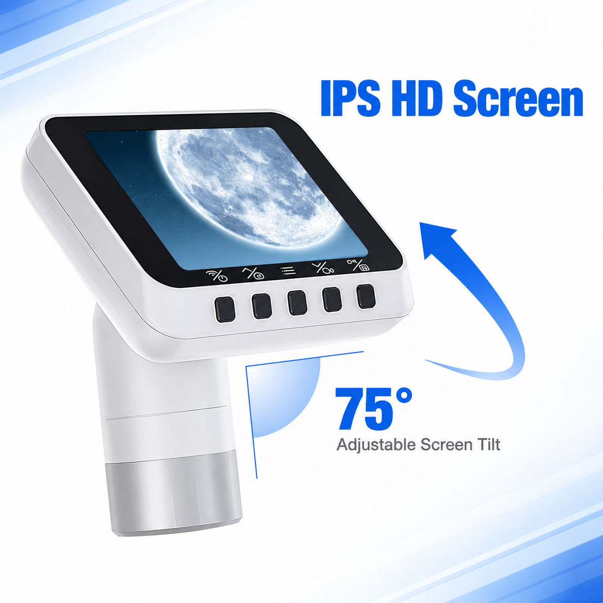 2.8″ Wi-Fi Electronic Eyepiece Camera for Microscopes & Telescopes