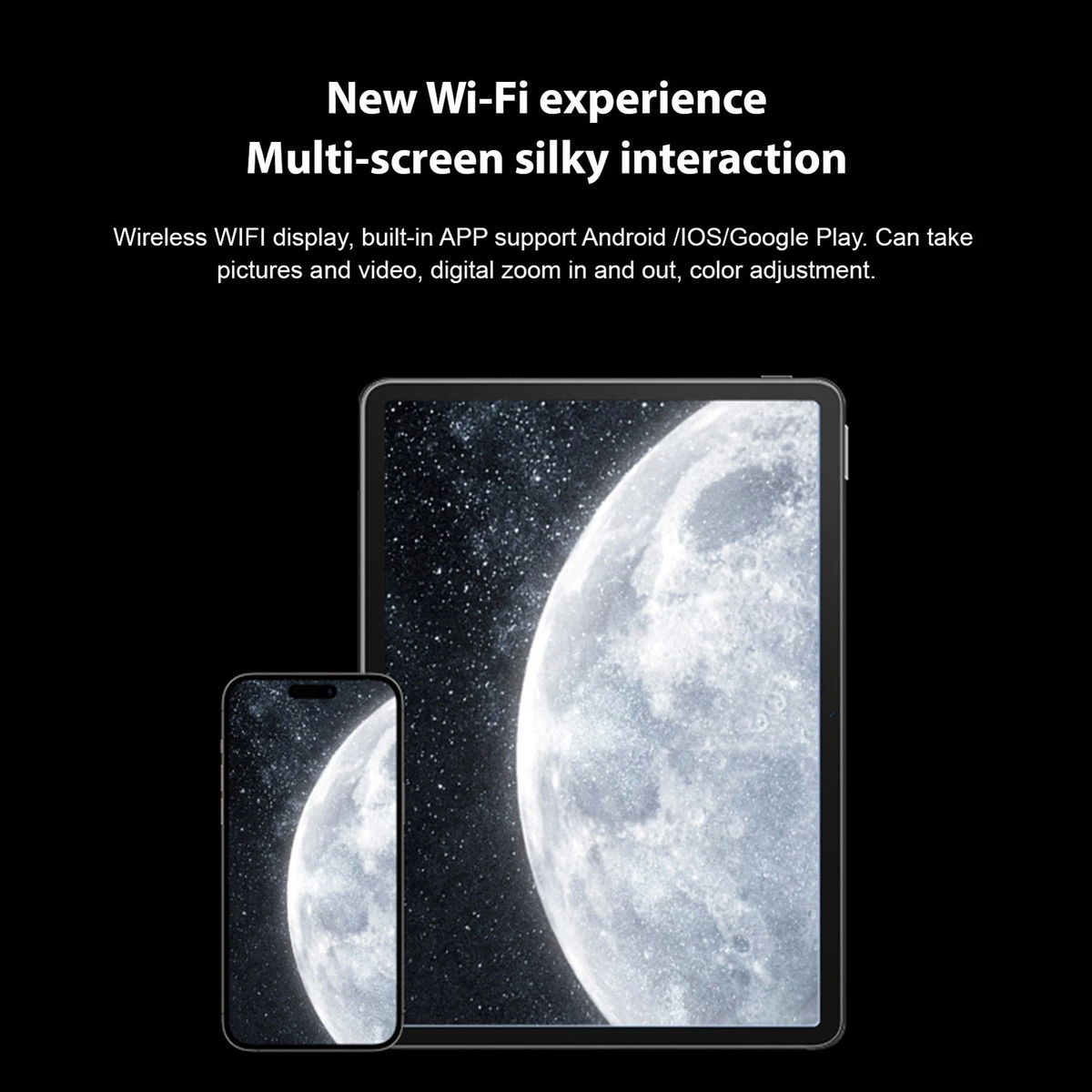 2.8″ Wi-Fi Electronic Eyepiece Camera for Microscopes & Telescopes