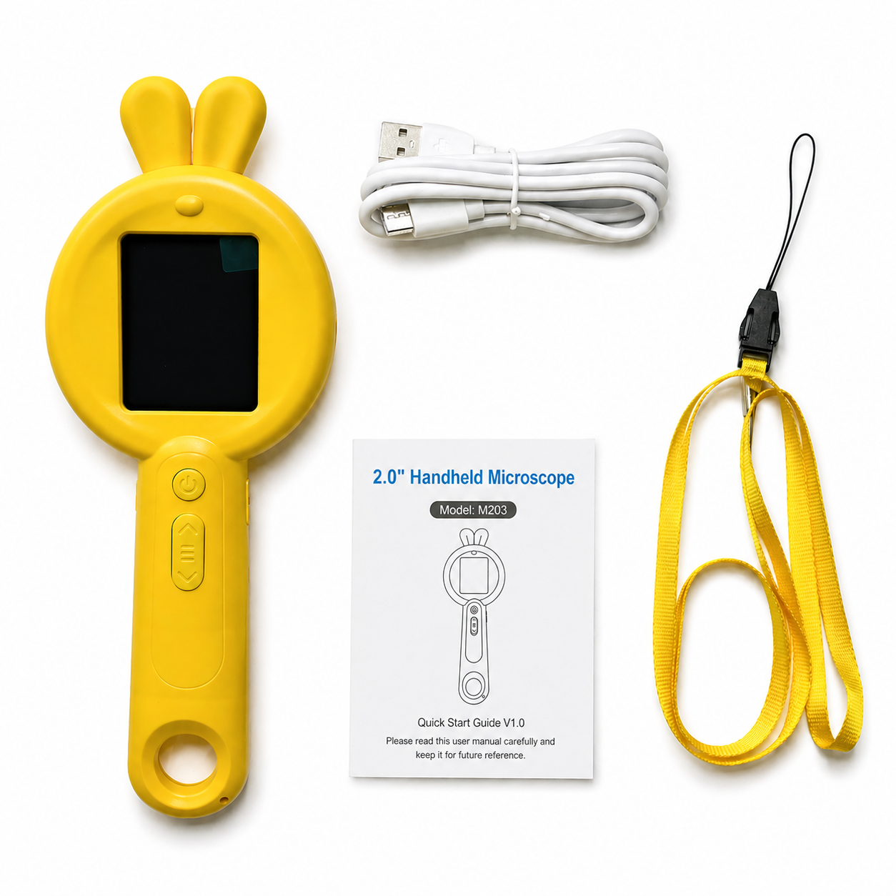 2026 Kids Digital Microscope with 2" IPS Screen | STEM Learning Toy
