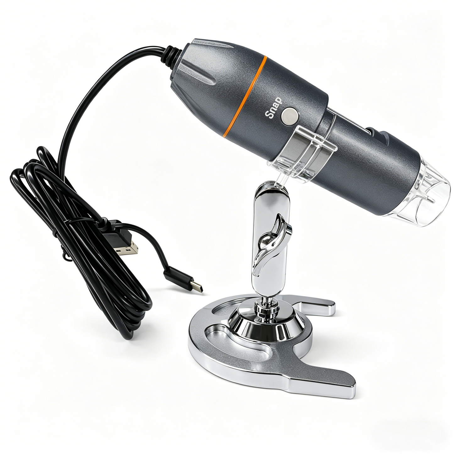 5.0MP Ultra HD USB Digital Microscope with Metal Stand | Inspection Tool (ST-301-5MP)