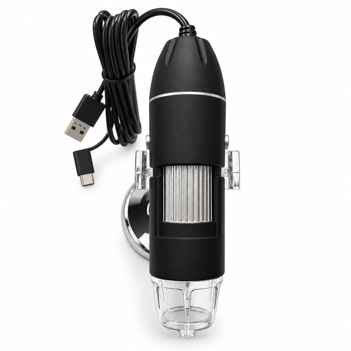 4-in-1 HD USB Digital Microscope for iPhone, Android & PC